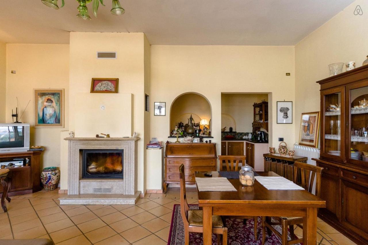 Room In Villa - Room In The Hills With Garden And Sea View San Salvatore  Buitenkant foto